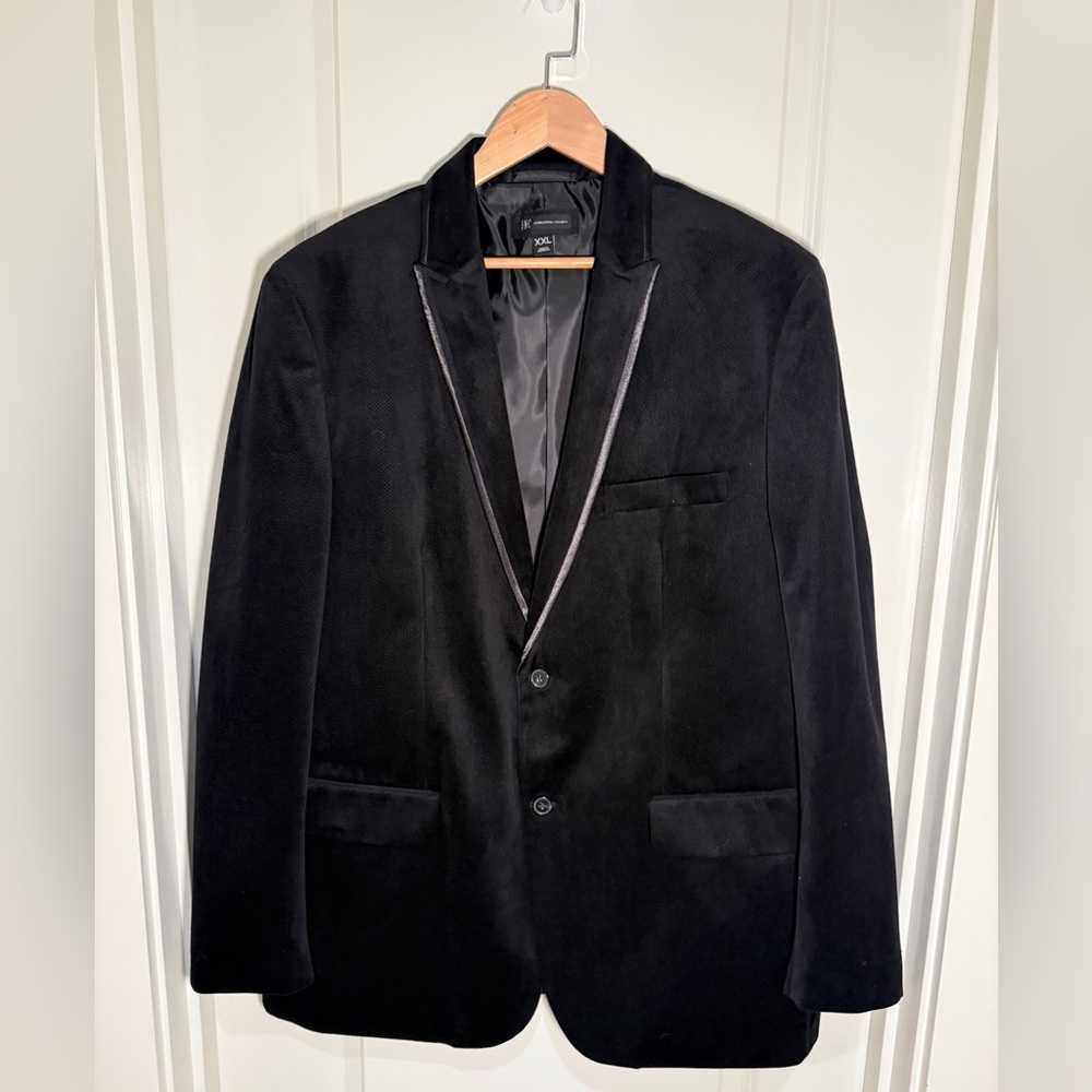 INTERNATIONAL CONCEPTS - INC - Men’s Black Velvet Blazer